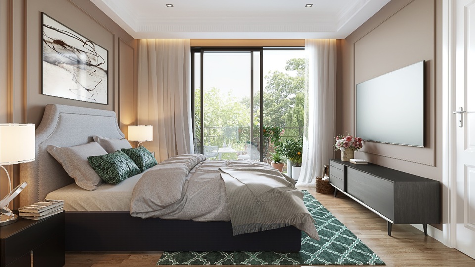 Sở hữu căn hộ hai phòng ngủ chỉ với mức thu nhập 20 triệu đồng/tháng - 2 Diễn họa phối cảnh phòng ngủ Mipec City View