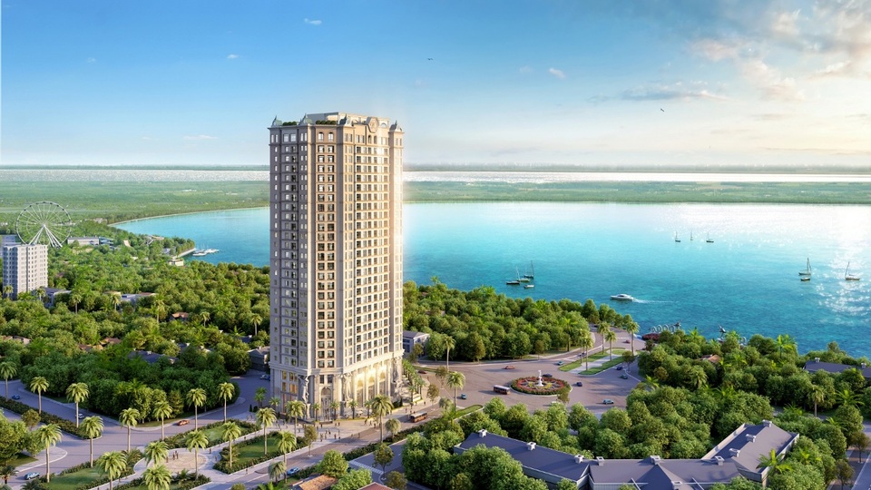 D’. El Dorado I thi công đạt tiến độ, chính thức ký hợp đồng mua bán - 2 D’. EL Dorado I tọa lạc trên đường Lạc Long Quân hướng về phía Hồ Tây