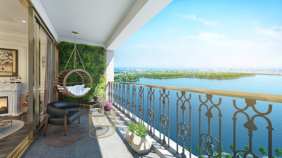 D’. El Dorado I thi công đạt tiến độ, chính thức ký hợp đồng mua bán - 3 Các căn hộ tại D’. El Dorado I sở hữu tầm view ôm trọn hơn 500 ha diện tích mặt nước hồ Tây và một vùng cảnh quan sinh thái sông Hồng rộng lớn, sẽ mang đến cho cư dân không gian sống trong lành, khoáng đạt.