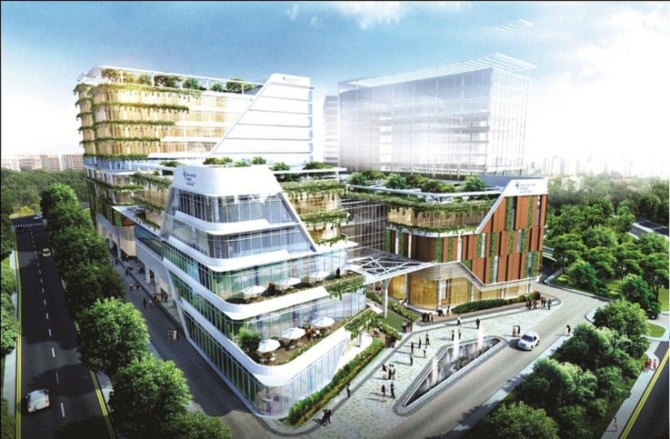 Điểm danh những KĐT lớn đáng sống tại Hà Nội - 2 Khai Sơn City – “thành phố thu nhỏ” bên kia sông Hồng