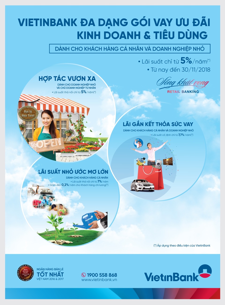 VietinBank ưu đãi lãi suất cho vay đối với khách hàng cá nhân và doanh nghiệp nhỏ - 3 VietinBank ưu đãi lãi suất cho vay đối với khách hàng cá nhân và doanh nghiệp nhỏ - 3