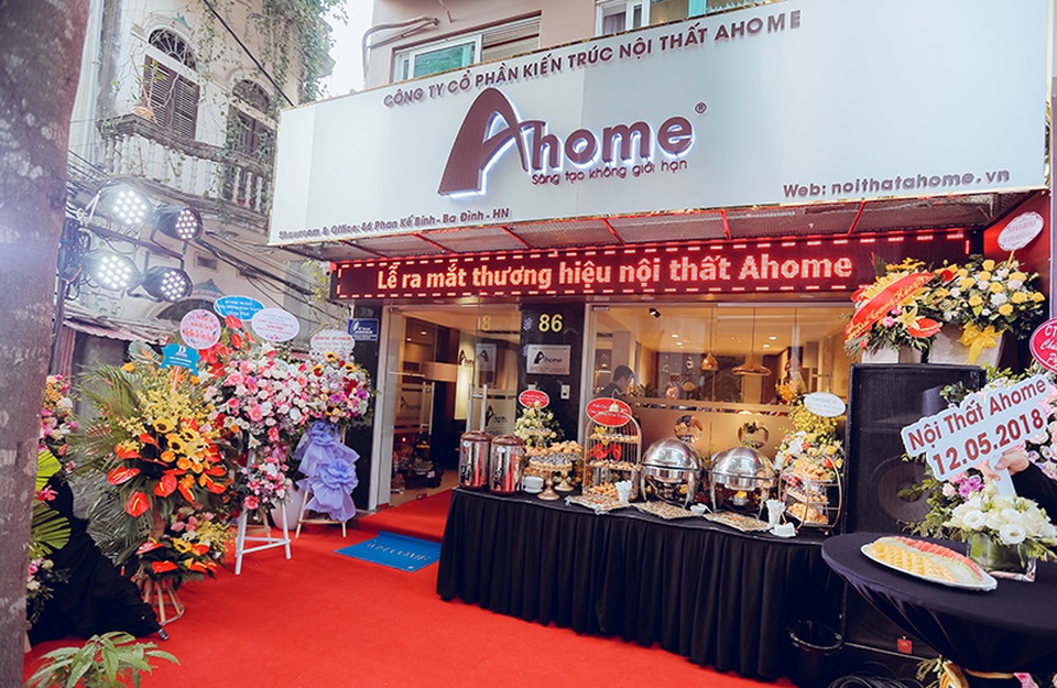 Điểm nhấn ấn tượng tại lễ ra mắt thương hiệu nội thất Ahome - 1 Sẵn sàng để tiếp đón khách hàng, đối tác và bạn bè từ rất sớm