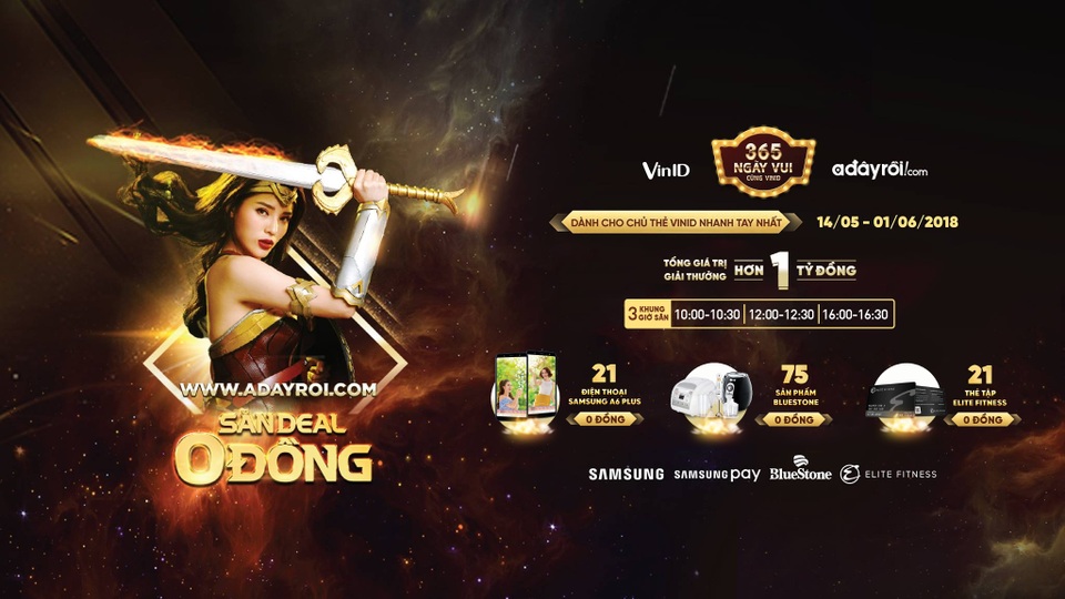 “Săn” hàng trăm deal 0 đồng trị giá tiền tỷ trên Adayroi - 1 Tổng giá trị các deal 0 đồng trên Adayroi trong chương trình “365 Ngày vui tháng 5 lên tới hơn 1 tỷ đồng