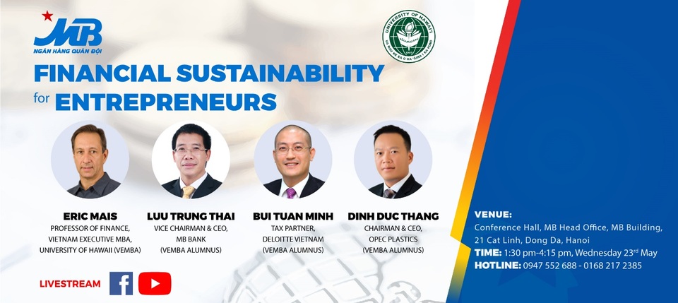 Hội thảo đảm bảo tài chính bền vững cho doanh nghiệp - 1 Hội thảo đảm bảo tài chính bền vững cho doanh nghiệp - 1