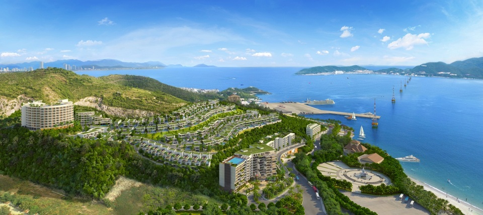 Biệt thự Anh Nguyễn Ocean Front Villas chinh phục giới thượng lưu Việt - 1 Địa thế đắc địa‘Ỷ Sơn Nghinh Hải’ tầm nhìn view biển tuyệt đối