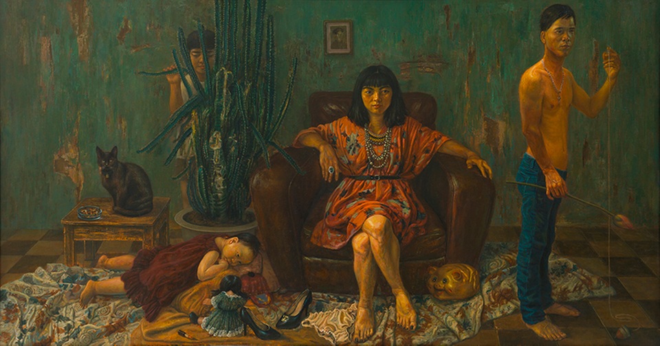 Giới thiệu tác phẩm của 10 nghệ sĩ trẻ tại Triển lãm “Tỏa 2” - 1 Nữ hoàng Phương Đông, Vũ Ngọc Vĩnh