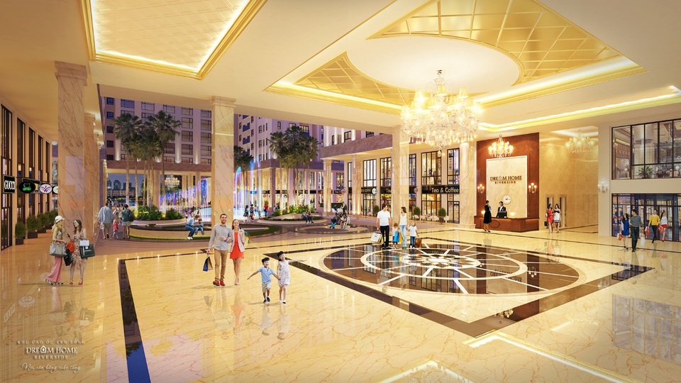 Dream Home Riverside cơn sốt căn hộ với mức giá vừa túi tiền - 3 Khu vực sảnh đón sang trọng và đẳng cấp dành riêng cho cư dân của Dream Home Riverside