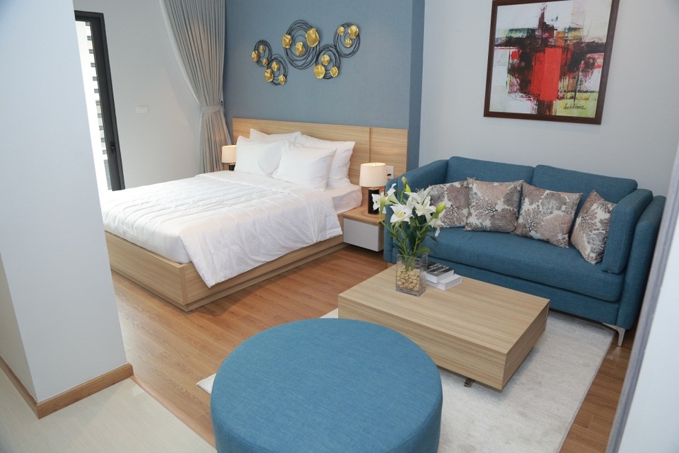 Chính thức khai trương căn hộ mẫu Green Bay Garden - 4 Căn hộ studio nhỏ xinh được bài trí rộng rãi thoáng đãng