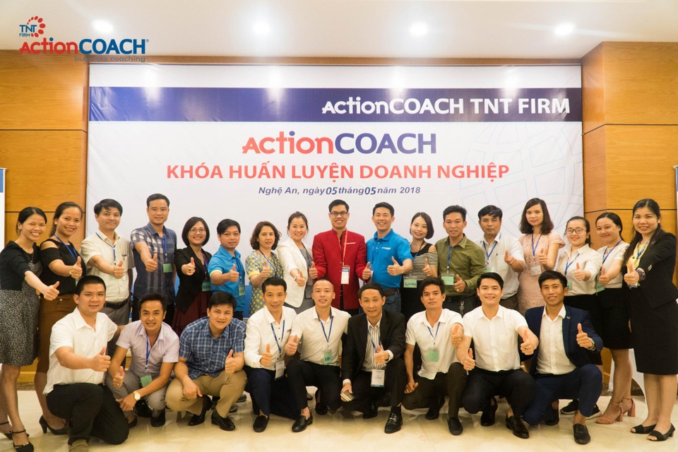 ActionCOACH tạo đòn bẩy để phát triển các doanh nghiệp Thanh - Nghệ - Tĩnh - 2 (Những học viên đầu tiên của actionCOACH TNT tại Nghệ An)