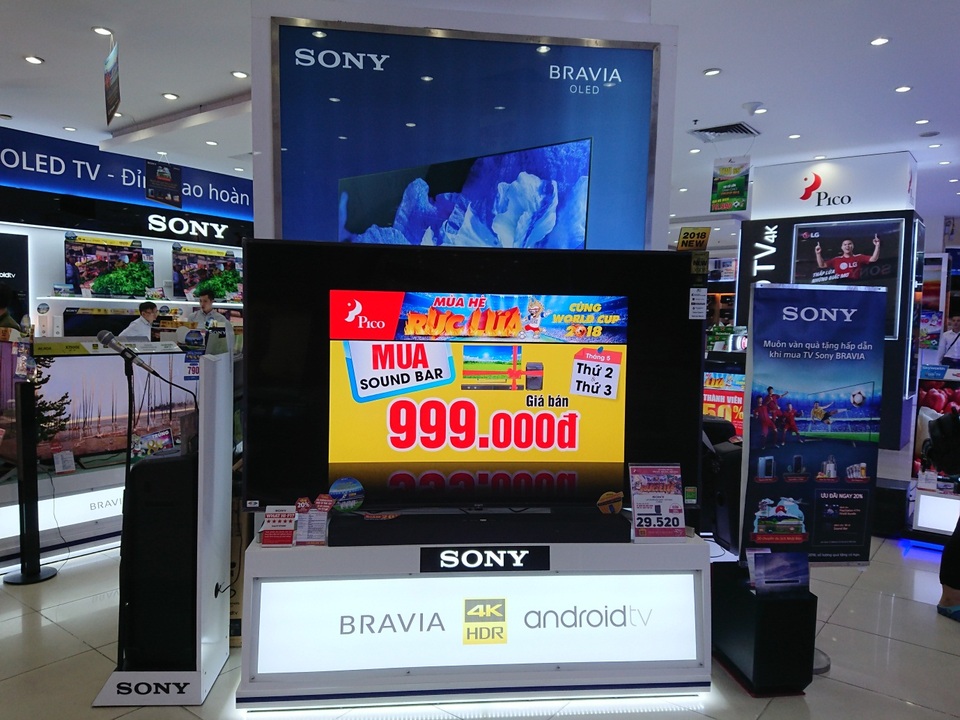 Điện máy Pico chi mạnh tay gần 2 tỷ đồng cho giải thưởng mùa World cup 2018 - 5 Mua loa soundbar cùng tivi được ưu đãi chỉ còn 999.000 đồng