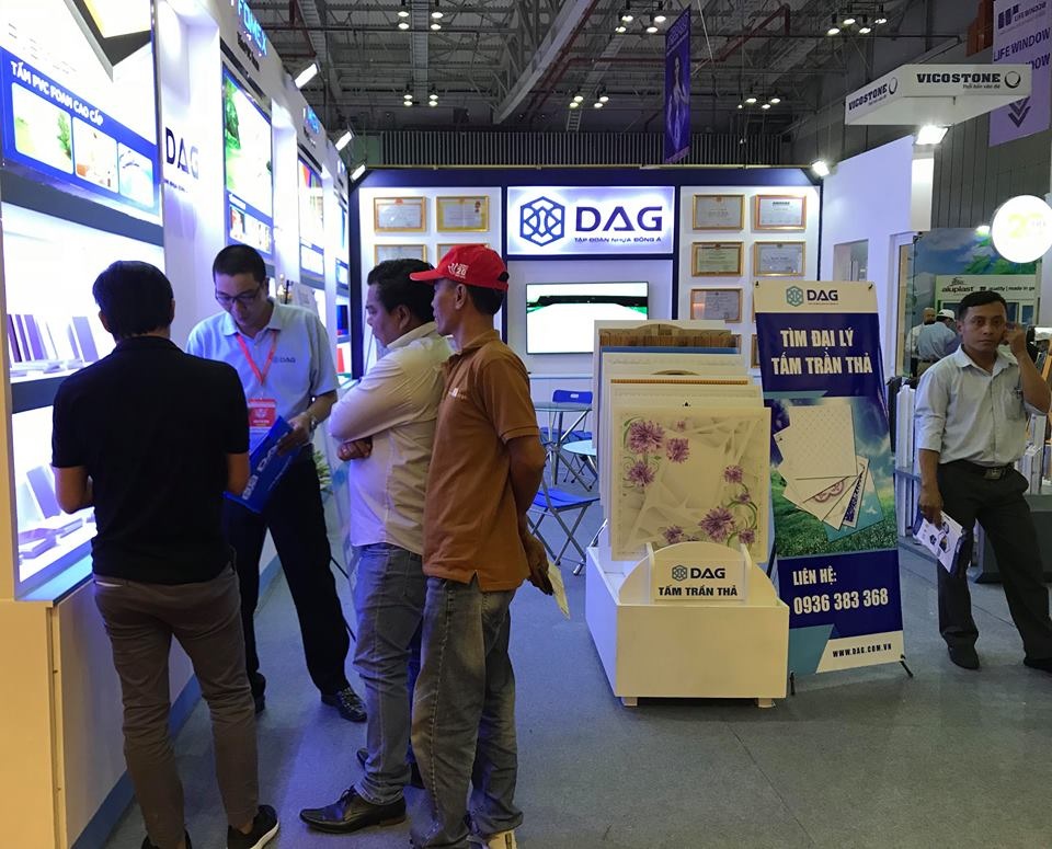 DAG tham dự triển lãm Quốc tế Vietbuild TP.HCM 2018 - 3 Các sản phẩm của DAG thỏa mãn sự hiếu kì của tất cả khách hàng