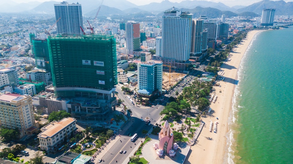 A&B Central Square Nha Trang đã thi công tới tầng thứ 30