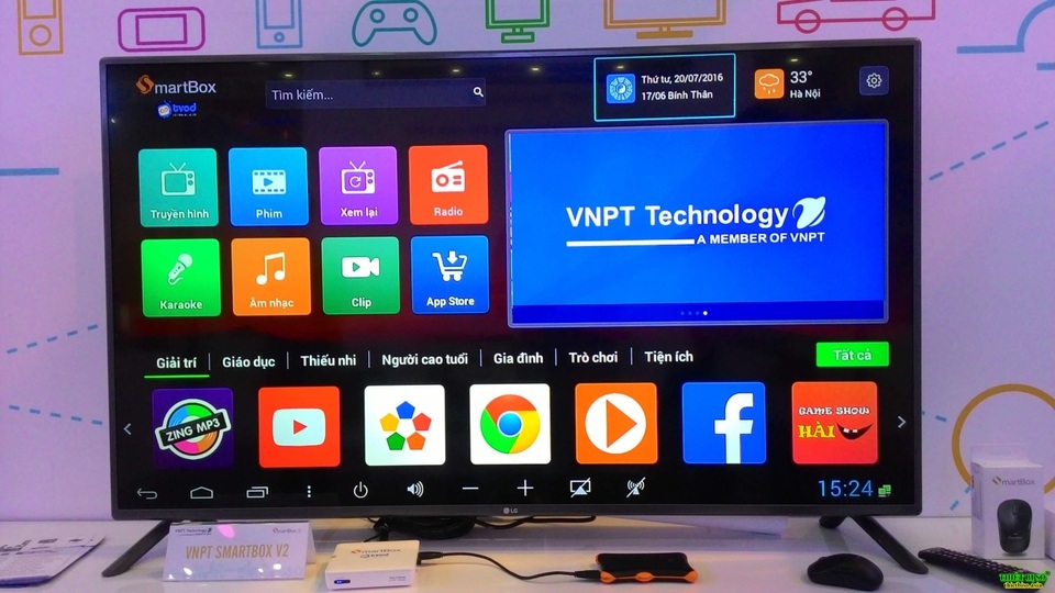 VNPT SmartBox 2 - Trải nghiệm công nghệ truyền hình thế hệ mới cho mùa World Cup - 2 Sản phẩm VNPT SmartBox 2 được VNPT Technology ra mắt cuối năm 2016 với cấu hình khủng và kho nội dung giải trí đa dạng, phong phú