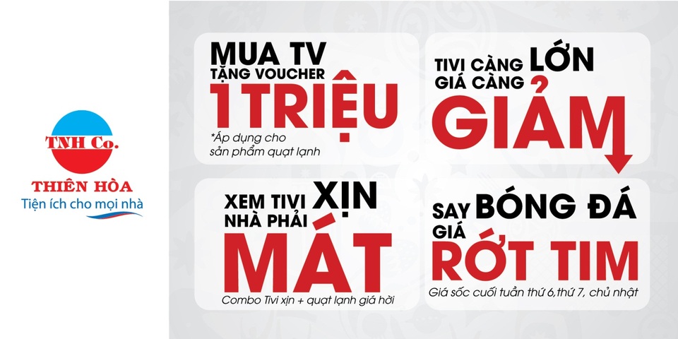 Cơ hội trúng giải đặc biệt “Đường đến nước Nga” từ Thiên Hòa mùa World Cup 2018 - 2 Các Chương trình Khuyến Mãi hấp dẫn tại Thiên hòa