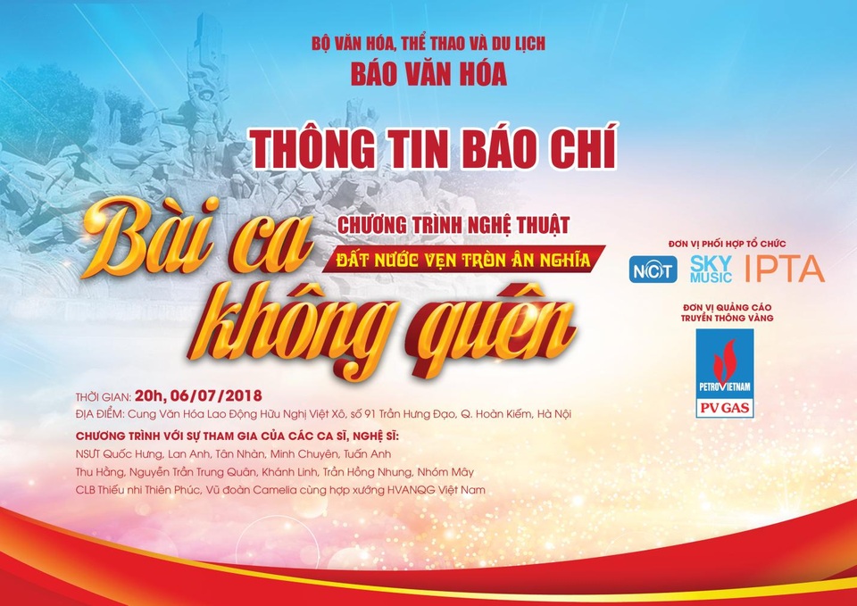 Bài ca không quên – đêm nhạc tri ân các anh hùng liệt sĩ - 1