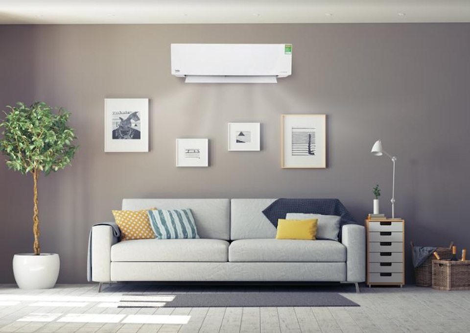 Lợi ích sức khỏe từ máy lạnh chuẩn Âu - 2 Không khí lạnh trải đều khắp phòng