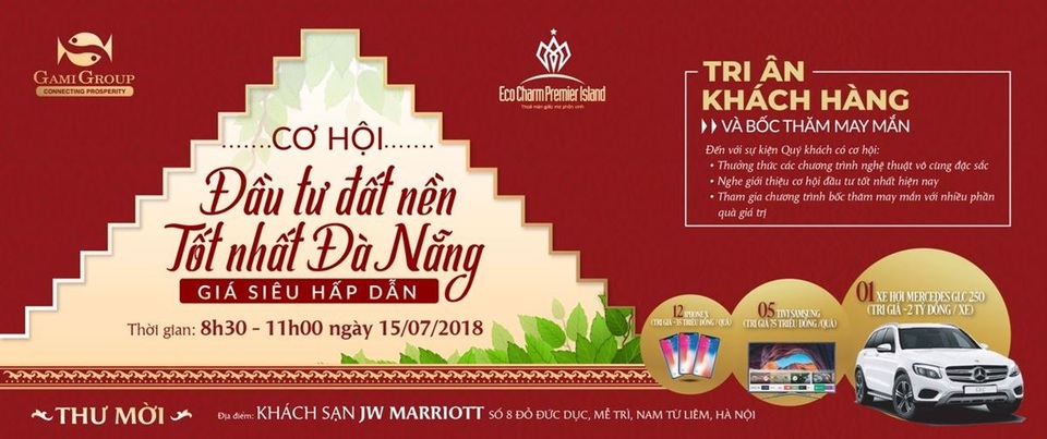 Thông tin sự kiện Lễ tri ân khách hàng và giới thiệu dự án Eco Charm Premier Island tại Hà Nội.