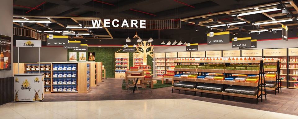 Sắp khai trương siêu thị Vinmart diện mạo mới tại tòa tháp cao nhất Việt Nam - 4 Gian hàng We Care với những sản phẩm chất lượng cao được nhập khẩu từ các thương hiệu uy tín hàng đầu thế giới.