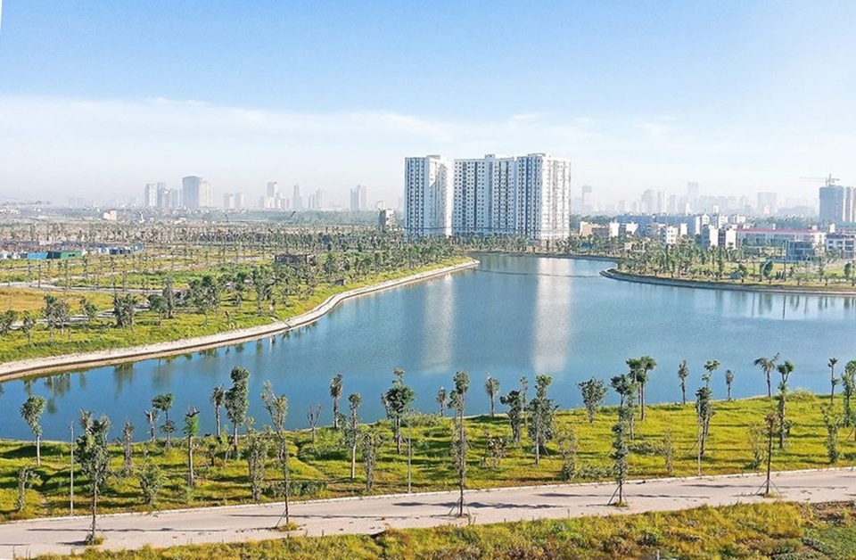 Chung cư Thanh Hà Mường Thanh nơi hội tụ của nhu cầu ở thực - 1 Hồ điều hòa rộng 15ha khu B đã được hoàn thiện