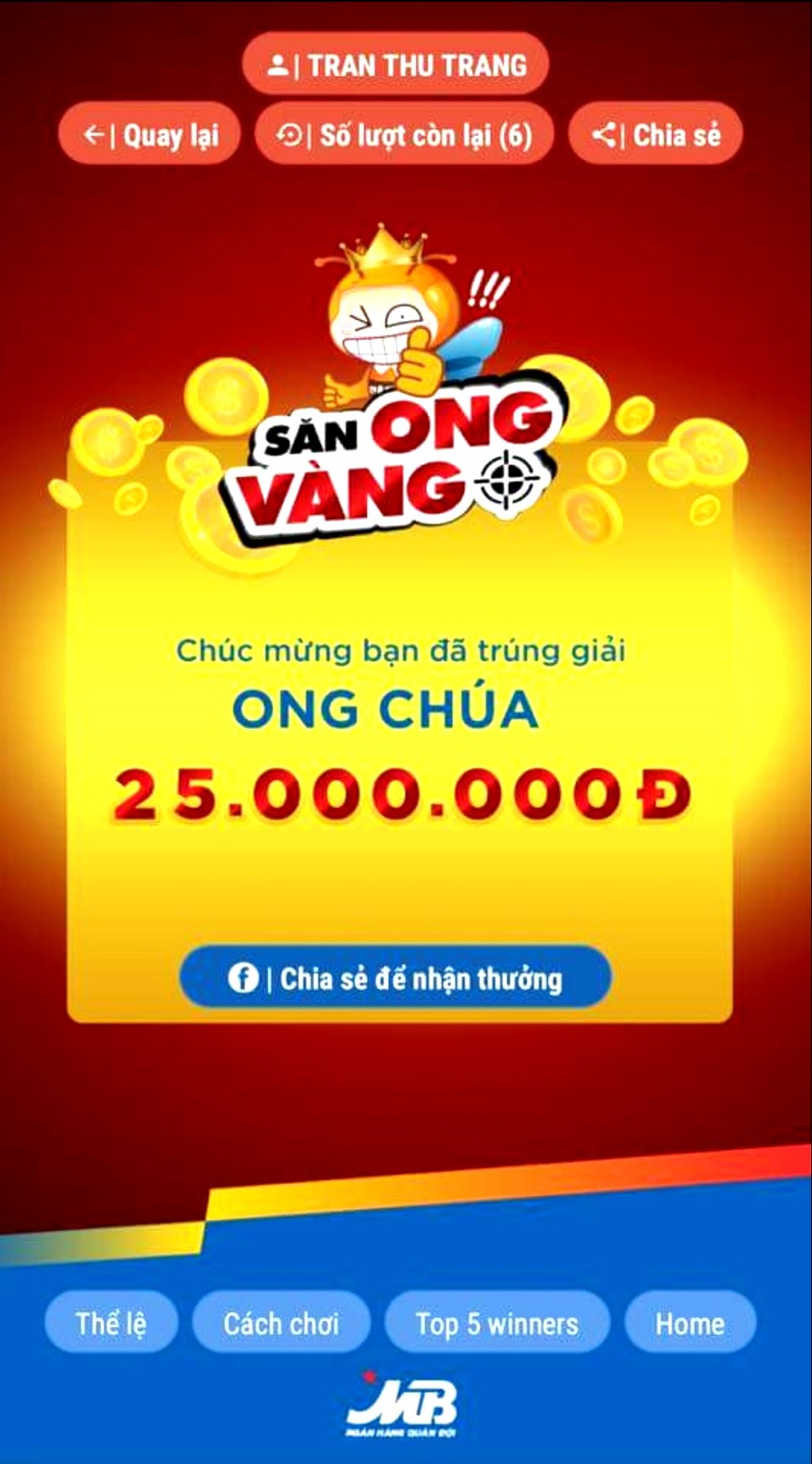 Săn ong vàng trên App ngân hàng MBBank - 1