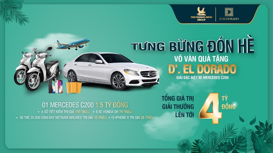 D’. El Dorado thi công đạt tiến độ, tung khuyến mại khủng - 3 “Tưng bừng đón hè với vô vàn quà tặng”