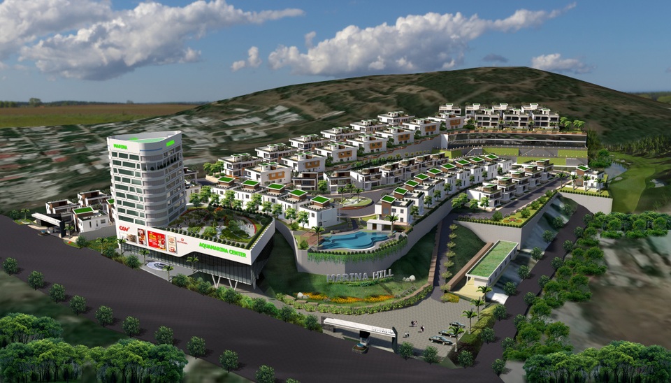 Chủ đầu tư dự án Marina Hill đồng hành cùng “Diễn đàn bất động sản du lịch biển Việt Nam 2018” - 2 Phối cảnh tổng thể Marina hill villa