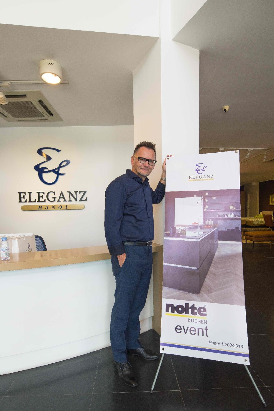 Eleganz mang tủ bếp Nolte tới thị trường Việt nam - 1 Ông Markus Zimmer, Giám đốc khu vực châu Á của Nolte Küchen, tại Hà Nội