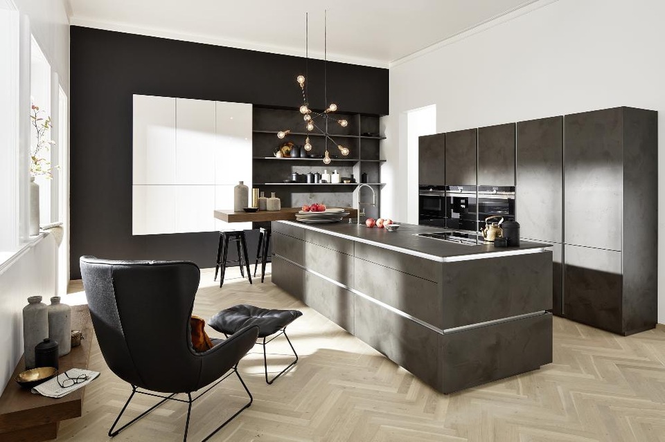 Eleganz mang tủ bếp Nolte tới thị trường Việt nam - 10 Mẫu bếp nằm trong serie 2018 của hãng với chất liệu bề mặt veneer Đá