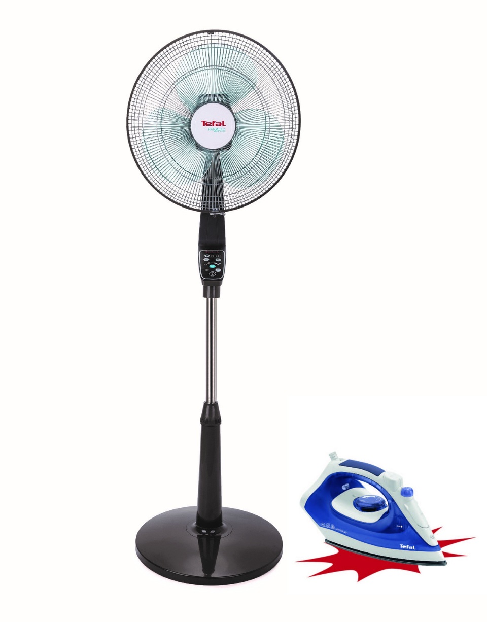 Tưng bừng khuyến mãi mừng 2/9 từ 3 thương hiệu ASIAvina, Supor,Tefal - 1 Mua quạt điện Tefal, nhận ngay một bàn ủi hơi nước Tefal trị giá 1.500.000 đồng