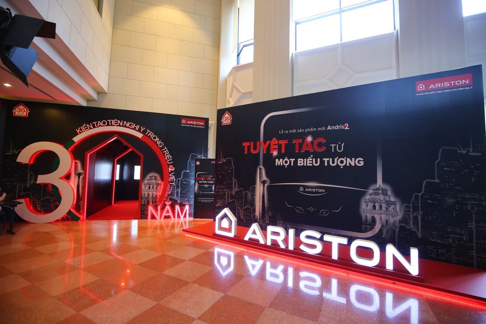 Ariston chính thức ra mắt ANDRIS2 – đỉnh cao tuyệt tác trong lĩnh vực bình nước nóng - 1 Buổi họp báo được tổ chức tại khách sạn Melia Hà Nội