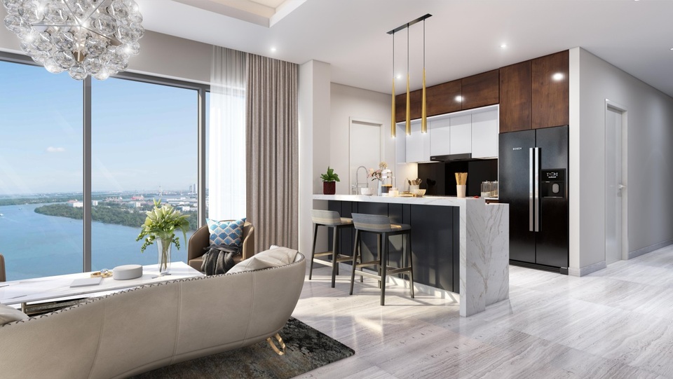 42 tiện ích đẳng cấp tại dự án Diamond Island giai đoạn 2 - 5 100% căn hộ có view sông tuyệt đẹp, hầu hết căn hộ có từ 2 view trở lên