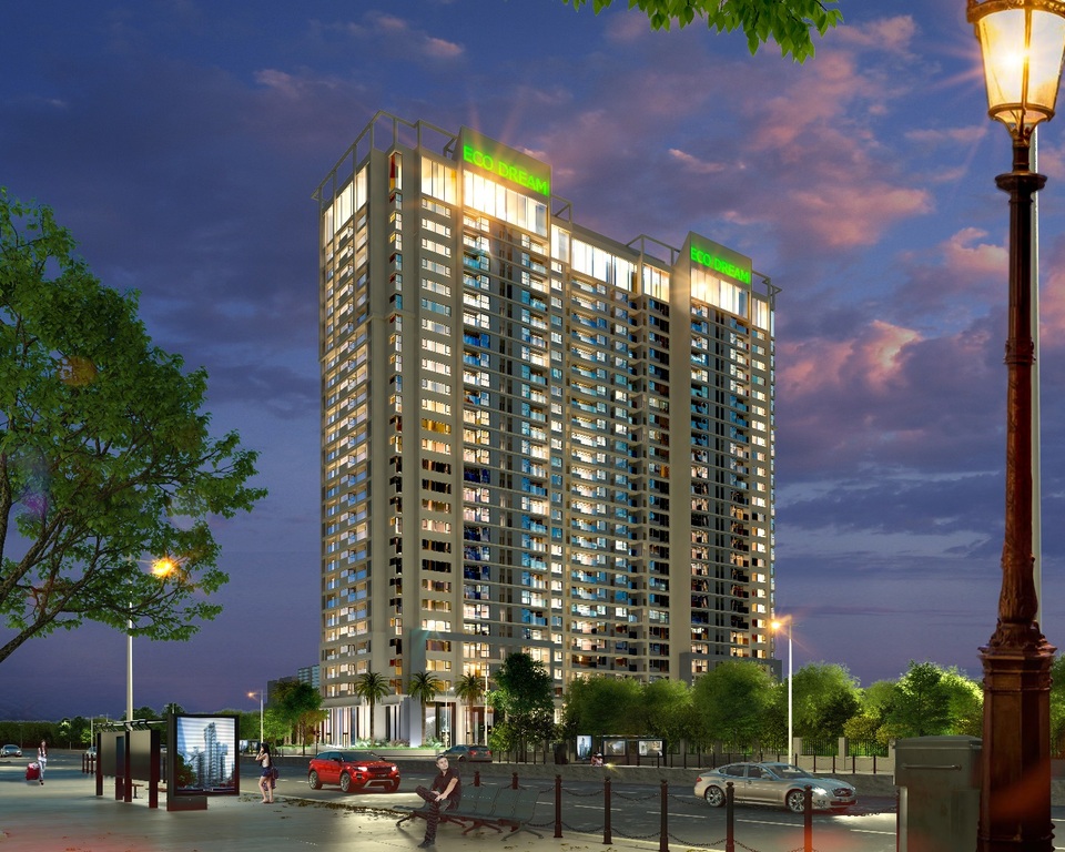 Phối cảnh 3D căn hộ Eco Dream