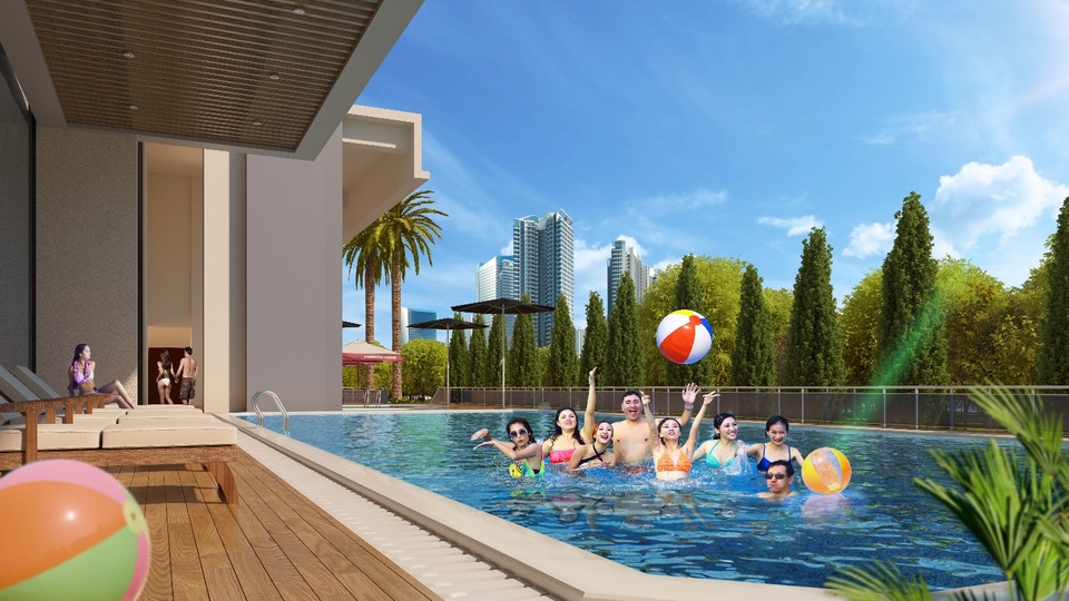 Bể bơi ngoài trời tại Eco Dream