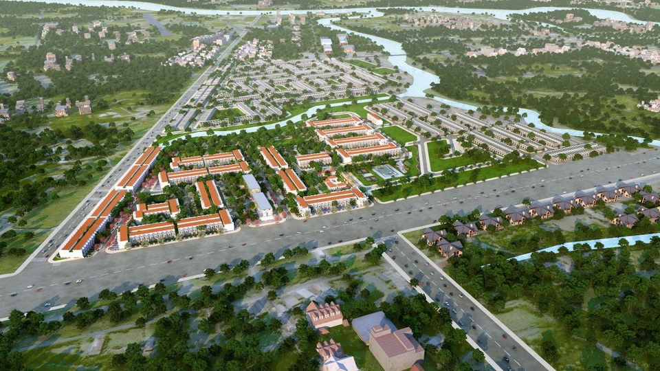 Khu Nam hưởng lợi từ đô thị - Cảng quốc tế Hiệp Phước - 2 Long Hậu Riverside - Khu đô thị ven sông
