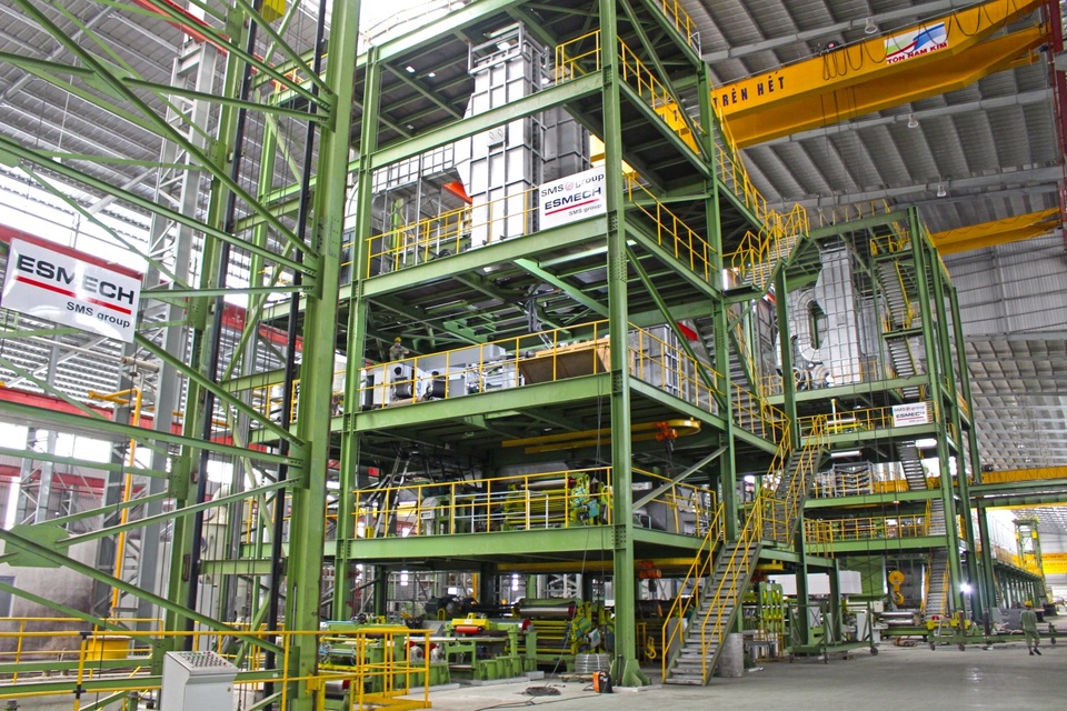 Thép Nam Kim – Khẳng định vị thế trên thị trường quốc tế và tích cực đẩy mạnh truyền thông - 2 Sử dụng dây chuyền công nghệ hiện đại nhất của tập đoàn ESMECH của Đức.