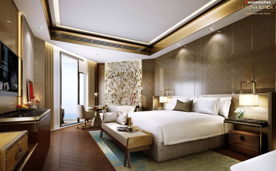 Bất động sản nghỉ dưỡng - Xu thế đầu tư của tương lai - 2 Phối cảnh phòng ngủ được thiết kế tinh tế trong từng chi tiết