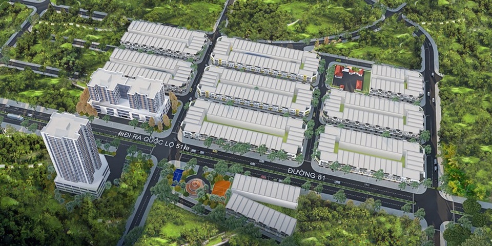 Hodeco và Gia Phát Invesment hợp tác phát triển dự án khu nhà ở Ecotown Phú Mỹ - 2 Tổng thể dự án Khu nhà ở Ecotown Phú Mỹ có diện tích lên tới 6.3 hecta