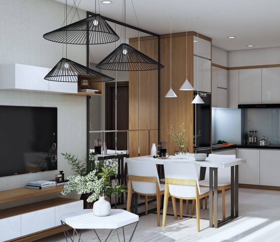 Lợi đơn lợi kép với căn hộ 800 triệu đồng cạnh Làng Đại học - 1 Không gian căn hộ thiết kế sang trọng, tiện ích phong phú đáp ứng cho cuộc sống chất lượng