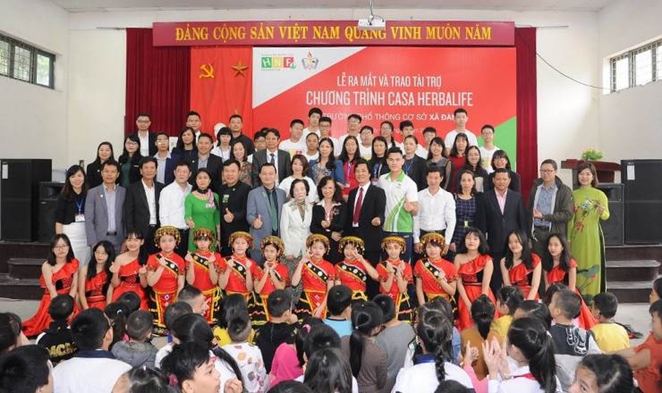 Quỹ Herbalife Nutrition hỗ trợ tăng cường dinh dưỡng cho gần 500 học sinh trường PTCS Xã Đàn - 5 Quỹ Herbalife Nutrition hỗ trợ tăng cường dinh dưỡng cho gần 500 học sinh trường PTCS Xã Đàn - 5