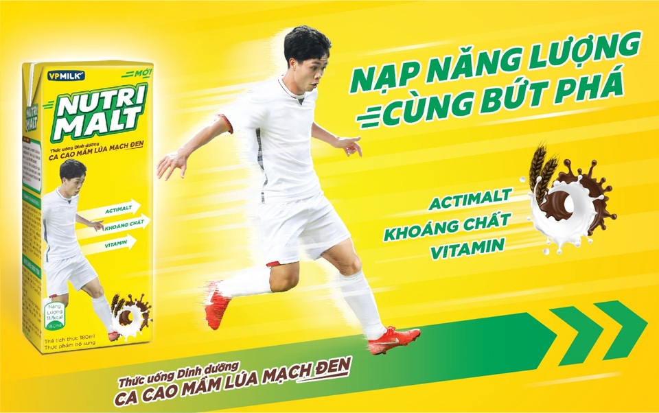 Nạp năng lượng cùng bứt phá với NUTRIMALT- Thức uống dinh dưỡng ca cao mầm lúa mạch đen - 1 Nạp năng lượng – Cùng bứt phá với NUTRIMALT, Thức uống dinh dưỡng Ca cao mầm lúa mạch đen