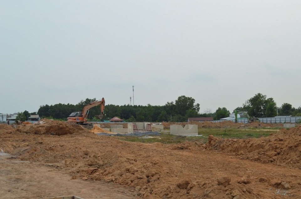 Bất động sản Long Thành lại “nóng” theo sân bay - 2 Hệ thống hạ tầng của Eco Town Long Thanh đang thi công khá nhanh.