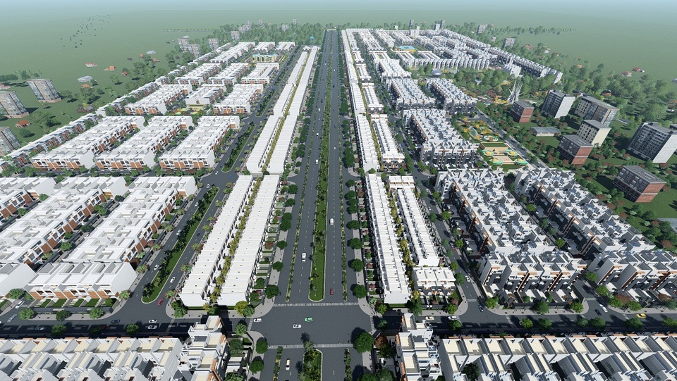 Ông Dũng Lò Vôi sắp mở bán khu dân cư Đại Nam 100 ha - 1 Phối cảnh tổng thể Khu Dân cư Đại Nam gần 100ha