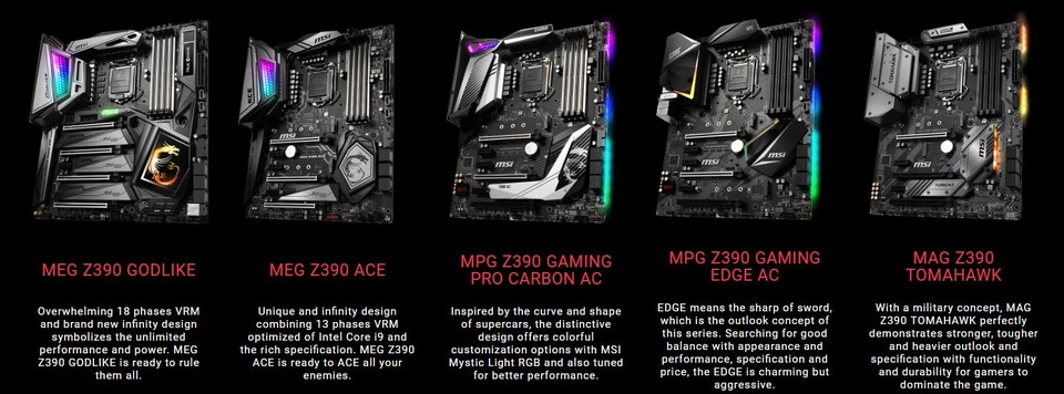 Cá nhân hóa và cộng đồng hóa là chìa khóa cho thành công lớn - 2 Bo mạch chủ MSI thế hệ mới nhất Z390 chính là ví dụ điển hình cho xu hướng cá nhân hóa ứng dụng trong từng sản phẩm riêng lẻ.