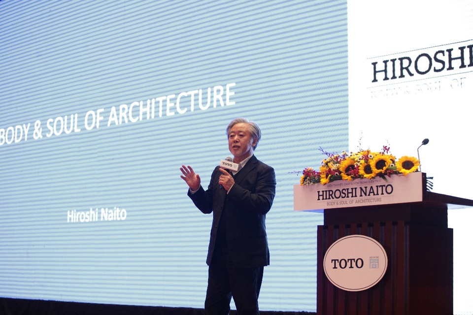 Những khoảnh khắc đáng nhớ tại Architect Talk 2018 - 4 KTS. Hiroshi Naito diễn thuyết tại sự kiện