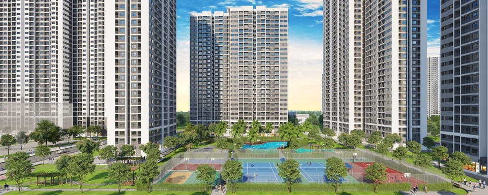 Phía Tây Thủ đô chào đón VinCity Sportia - 3 Rèn luyện sức khỏe với sân tập thể thao đa dạng