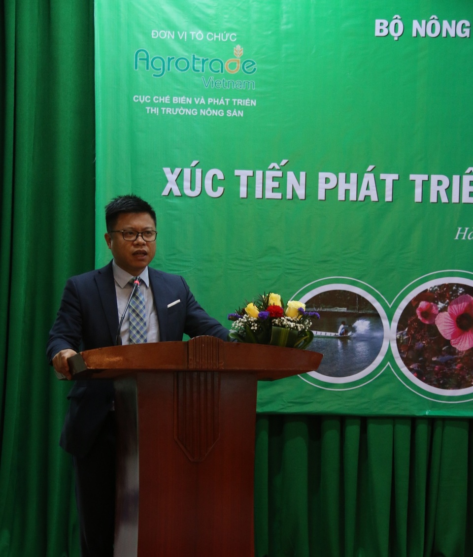 Đẩy mạnh phát triển nông nghiệp hữu cơ ở Hà Giang và miền núi phía Bắc - 4 Ông Nguyễn Quốc Toản - Quyền Cục trưởng Cục chế biến và phát triển thị trường nông sản phát biểu tại diễn đàn