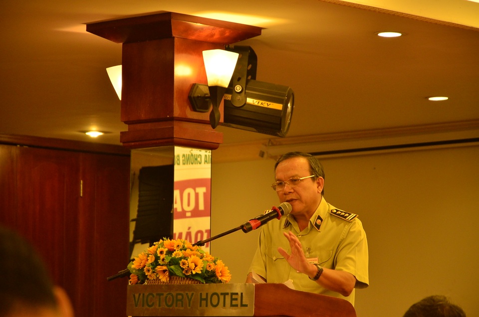 Ông Võ Thiện Ngộ - Phó Chi cục Trưởng Chi cục QLTT Long An nói về những khó khăn của lực lượng chống buôn lậu ở địa phương