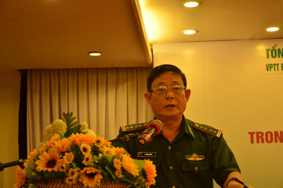 Đại tá Lê Hồng Vương-Phó Chỉ huy trưởng Bộ đội Biên phòng Tây Ninh chia sẻ kinh nghiệm trong đấu tranh chống buôn lậu thuốc lá trên địa bàn
