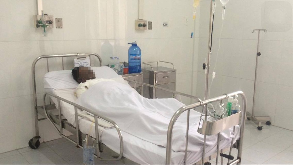 Đôi nam nữ bốc cháy như đuốc trong phòng trọ - 1 Anh N. đang được điều trị tại Bệnh viện Chợ Rẫy