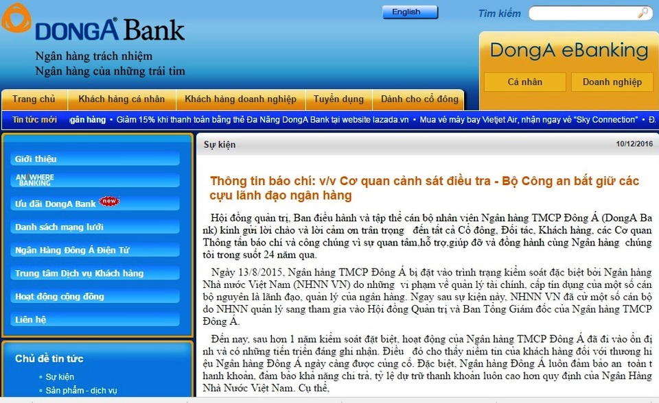Bắt cựu Tổng Giám đốc và cựu Phó Tổng Giám đốc Ngân hàng Đông Á - 1 1-1481377081236